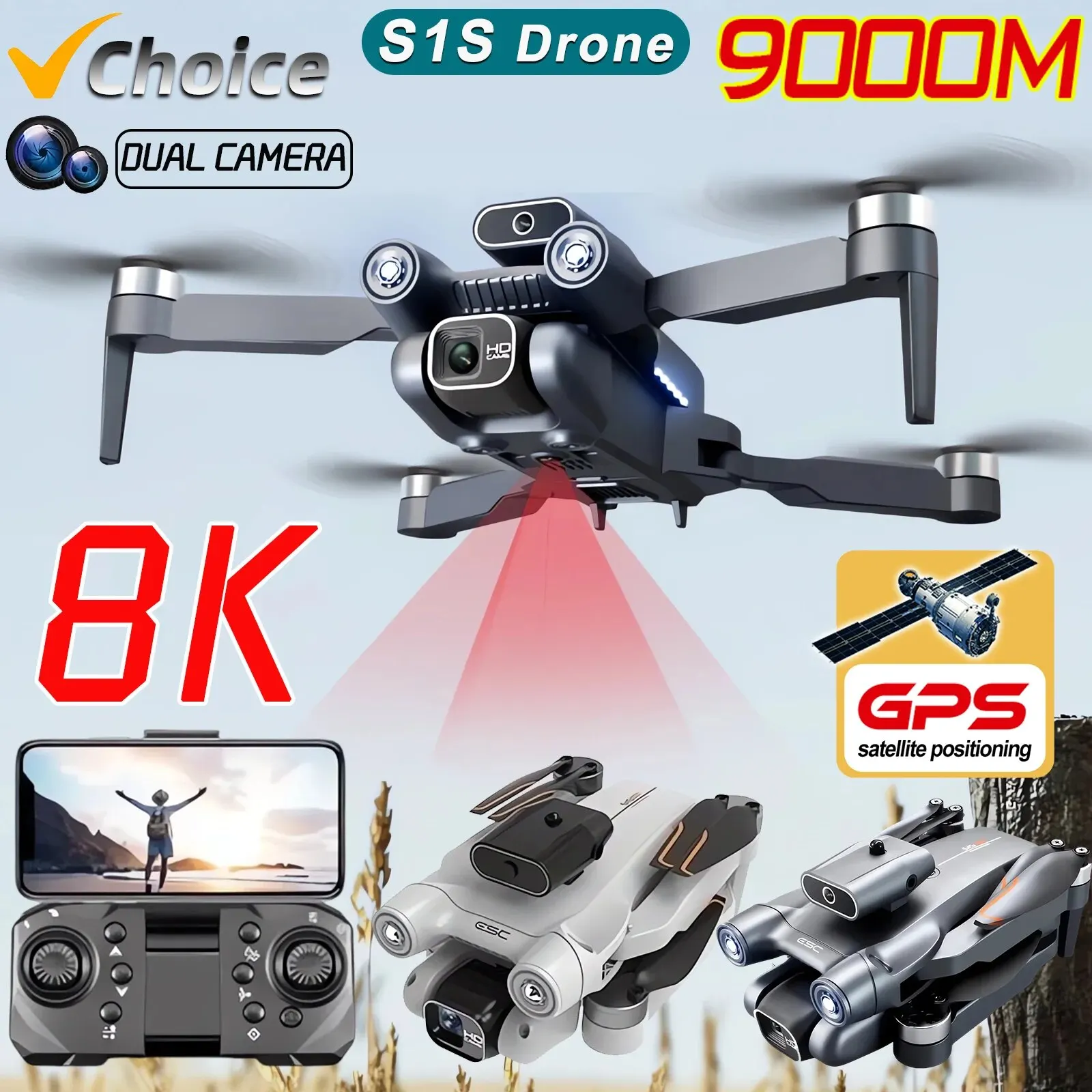Gps Module Drone - New S1S 5G GPS Drone Camera