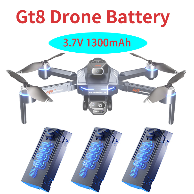 Dron Rc Quadcopter - Original 3.7V 1300mAh GT8 Drone Battery