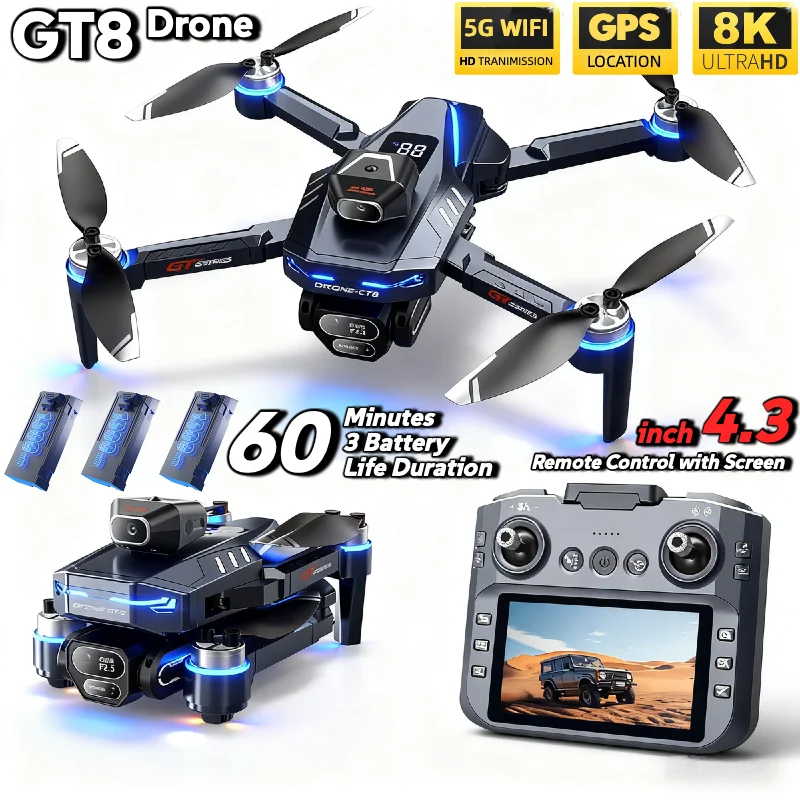 Drone Gt8 Rc - HOT For LSRC GT8 Drone 4K
