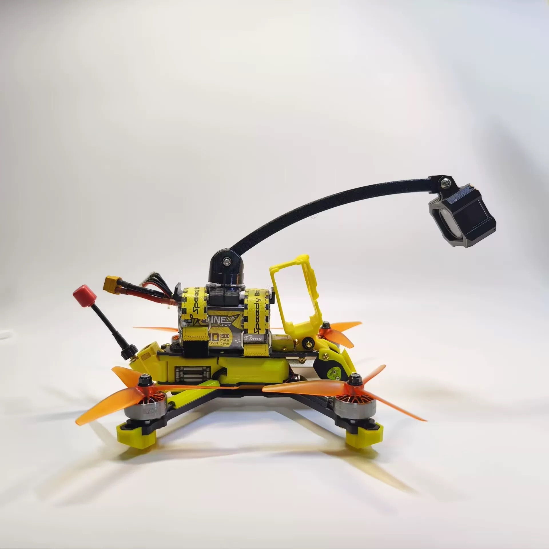Drone Rc Holder - FPV Camera 360-Degree Rotating Selfie Stick