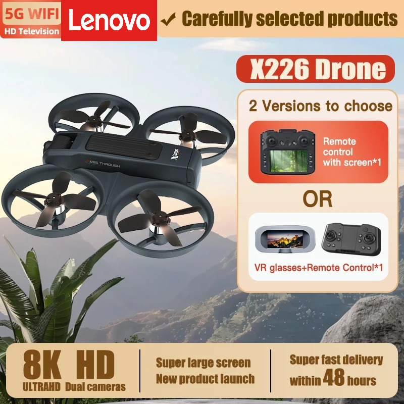 Drone Rc X226 - Lenovo X226/VR RC Drone 8K Professional