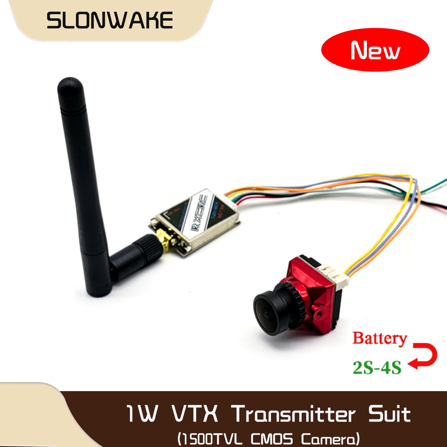 Receiver Rc Drone - SLONWAKE 5.8G 48CH 1W VTX 100/200/400/1000mW