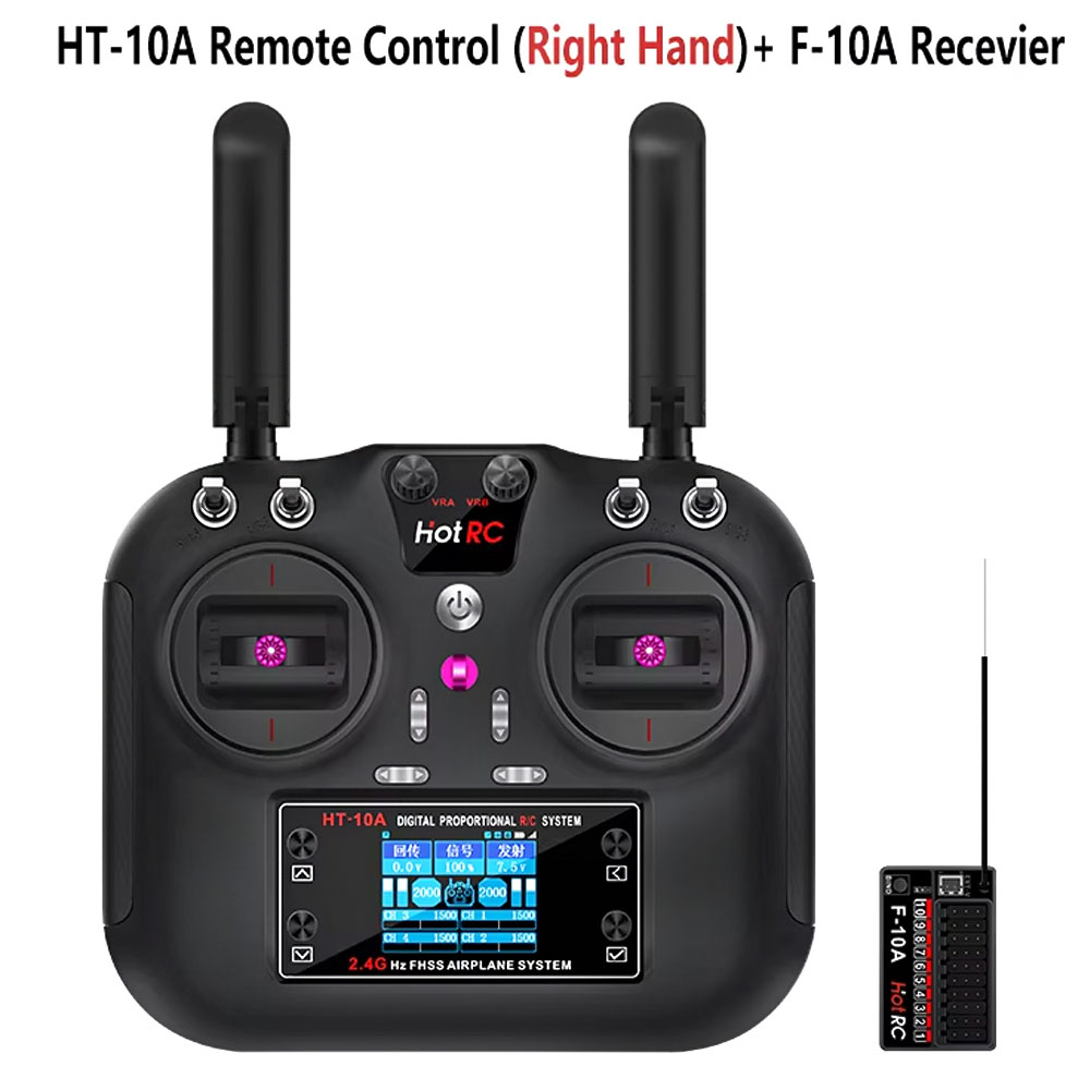 Drone Rc Boat - Hotrc HT-10A 2.4G 10CH Transmitter F10A