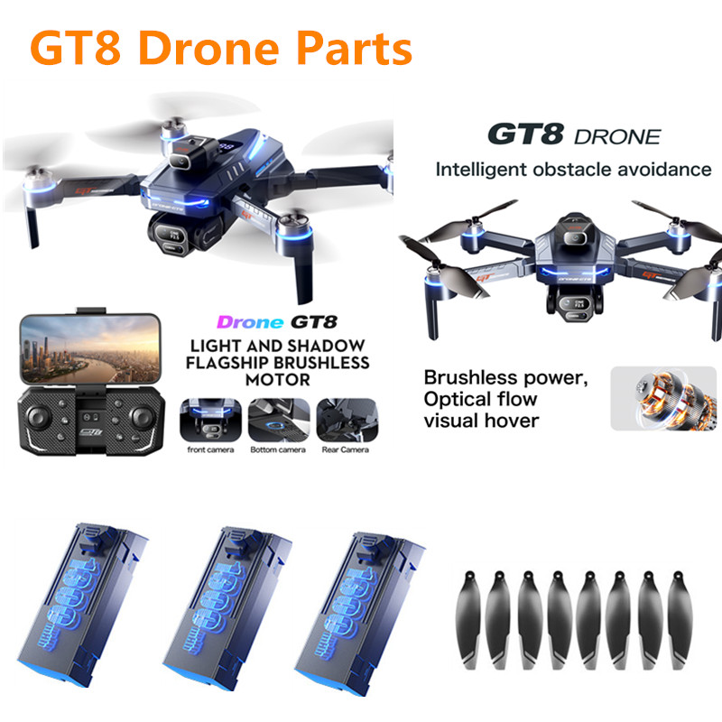 Drone Gt8 Rc - GT8 RC Drone 3.7V 1300Mah Battery/Propeller
