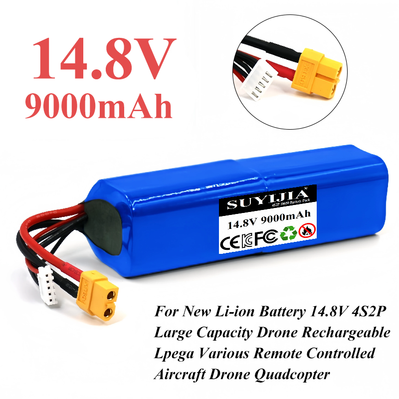 Drone Rc Game - 18650 16.8V Li-Ion 14.8V 9AH 4S2P