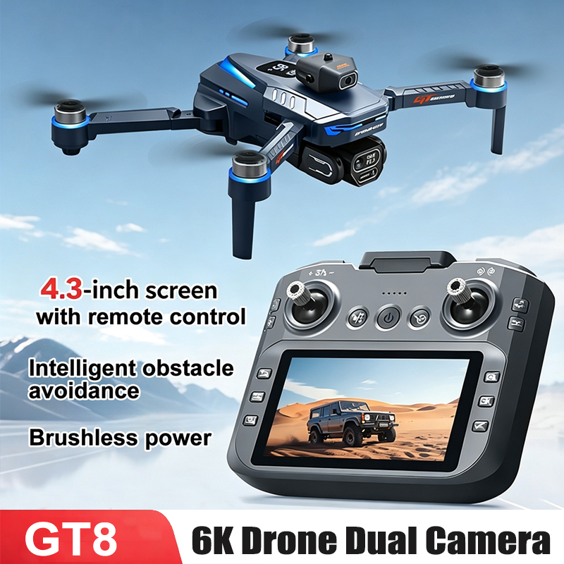 Drone Gt8 Rc - 3.7V 1300mAh GT8 Drone 4.3inch Screen