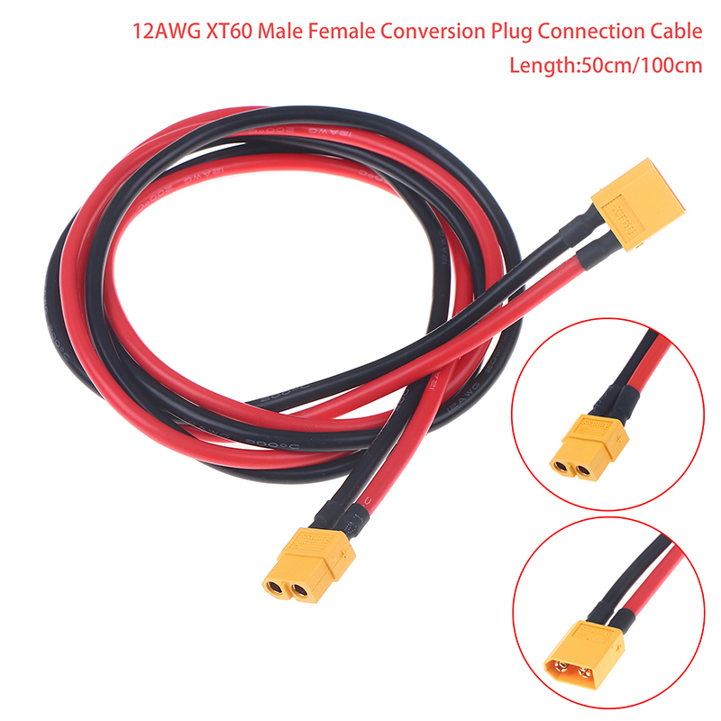 Drone Rc Boat - 12AWG XT60 Male Female Conversion Plug