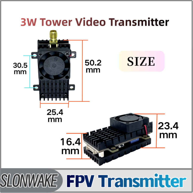 Receiver Rc Drone - SLONWAKE 5.8G 3000mW Simulation VTX FPV