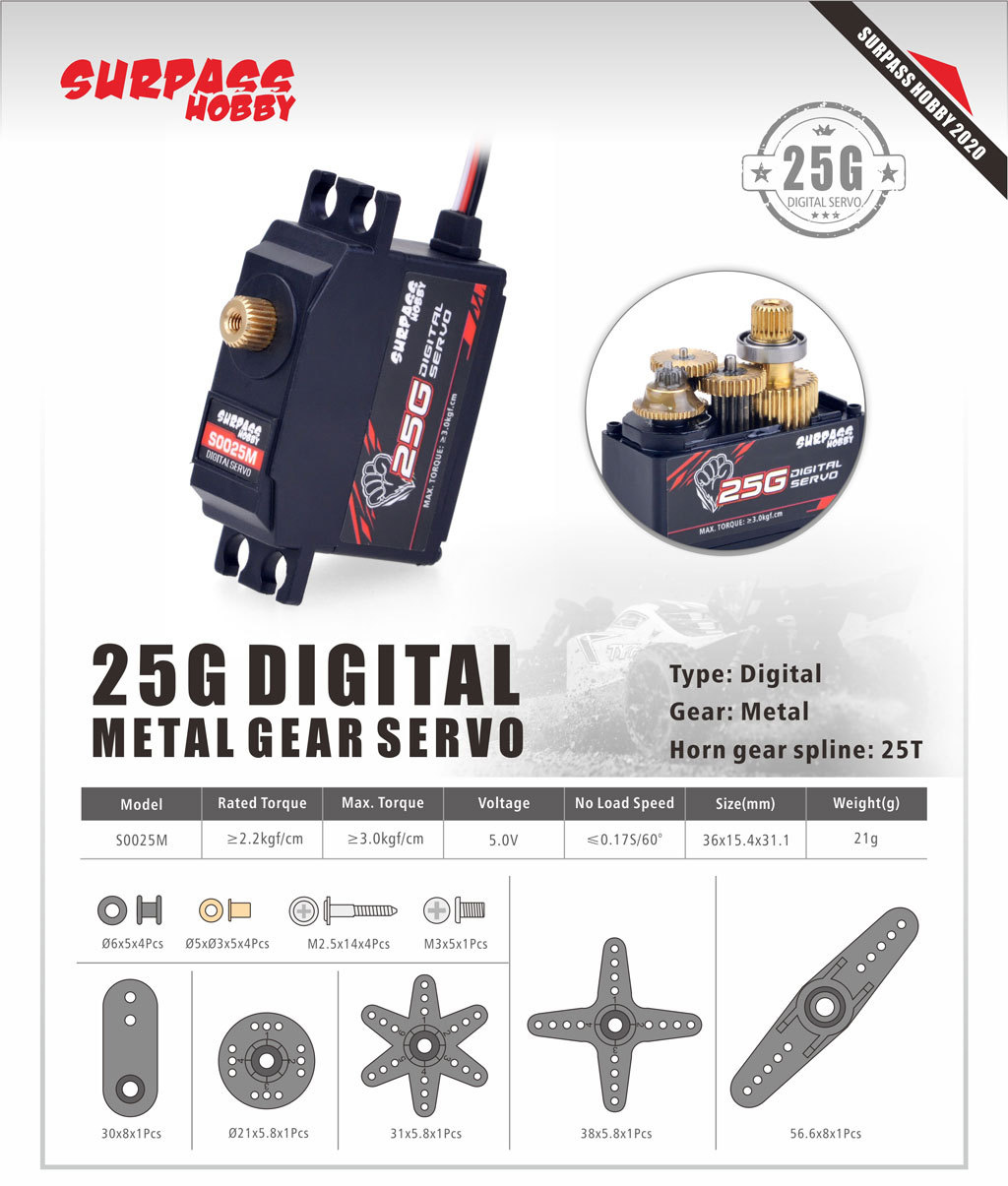 5PCS Surpass Hobby S0025M Meta - огляд і ціна Drone Rc Boat
