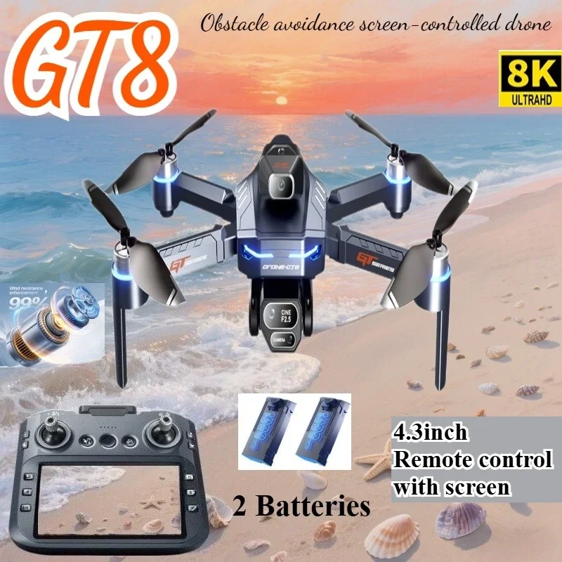 Drone 4K HD GT8 Camera Obstacl - огляд і ціна Drone Gt8 Rc
