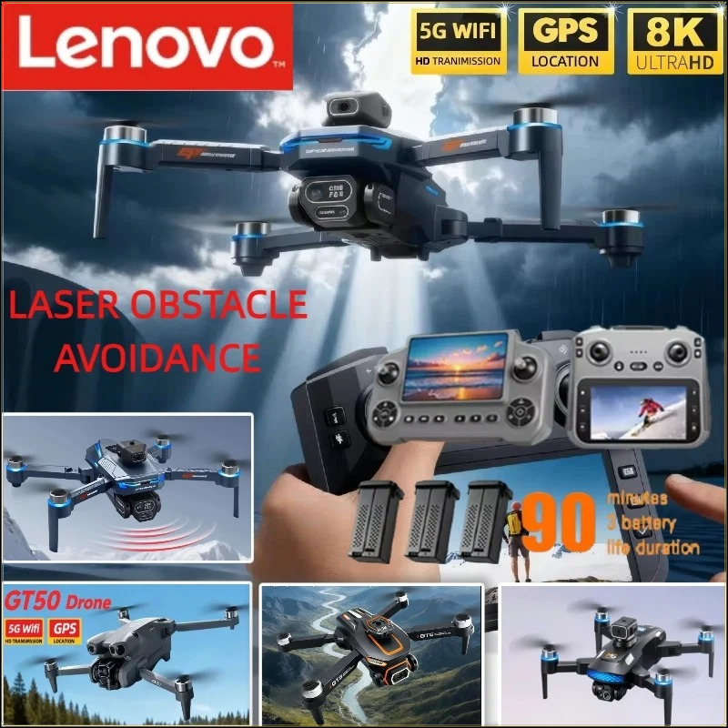 Lenovo 8K Camera Drone GT8 GT5 - огляд і ціна Drone Gt8 Rc