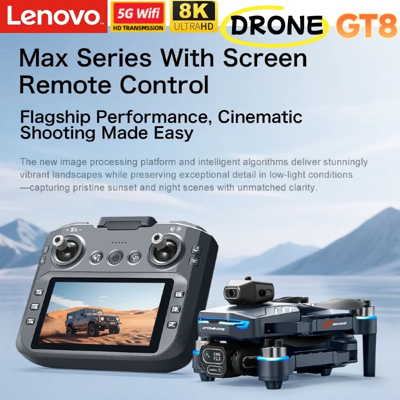 Lenovo 8K Camera Drone GT8 GT5 - огляд і ціна Drone Gt8 Rc