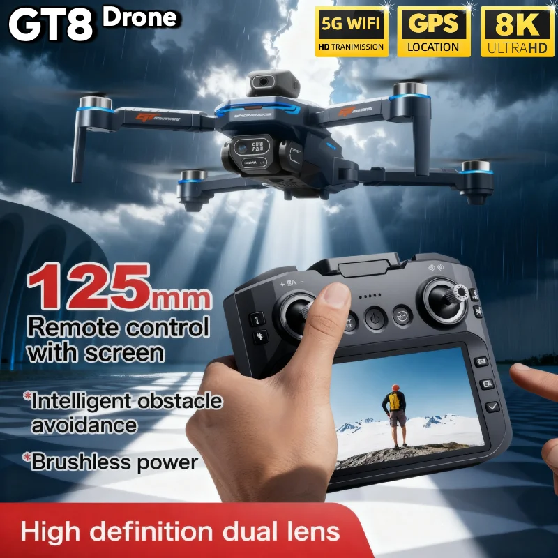 HOT For LSRC GT8 Drone 4K Prof - огляд і ціна Drone Gt8 Rc