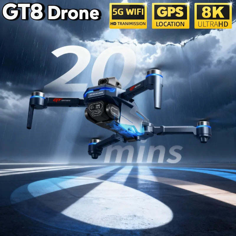 HOT For LSRC GT8 Drone 4K Prof - огляд і ціна Drone Gt8 Rc