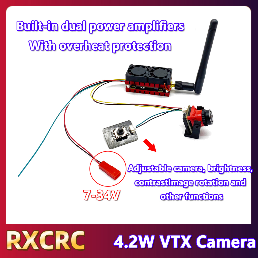 RXCRC 5.8G 48CH 4.2W High Powe - огляд і ціна Receiver Rc Drone