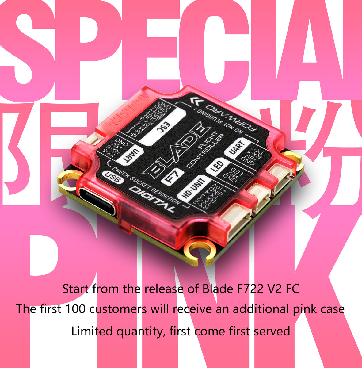 RUSH BLADE F722 V2 Analog Flig - огляд і ціна Flight Controller