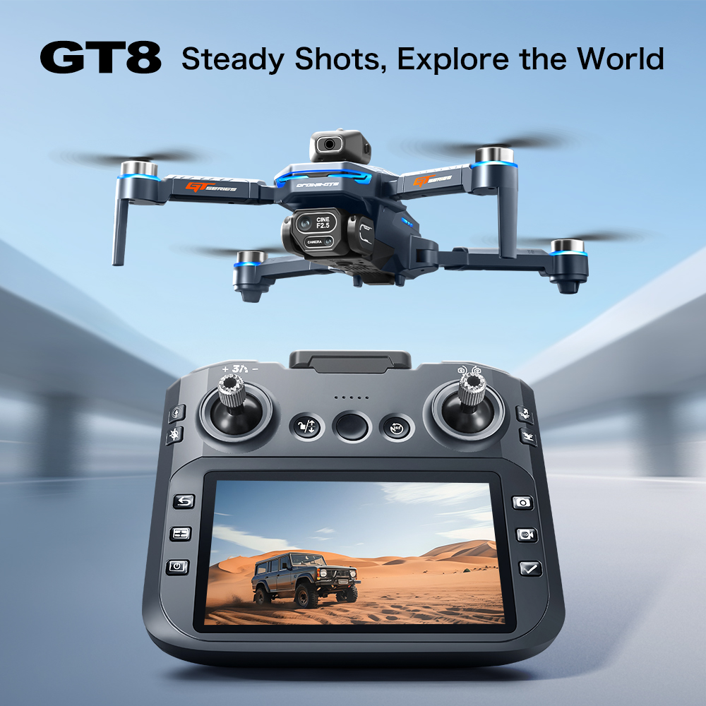 KBDFA  GT8 Drone 6K HD Dual Ca - огляд і ціна Drone Gt8 Rc