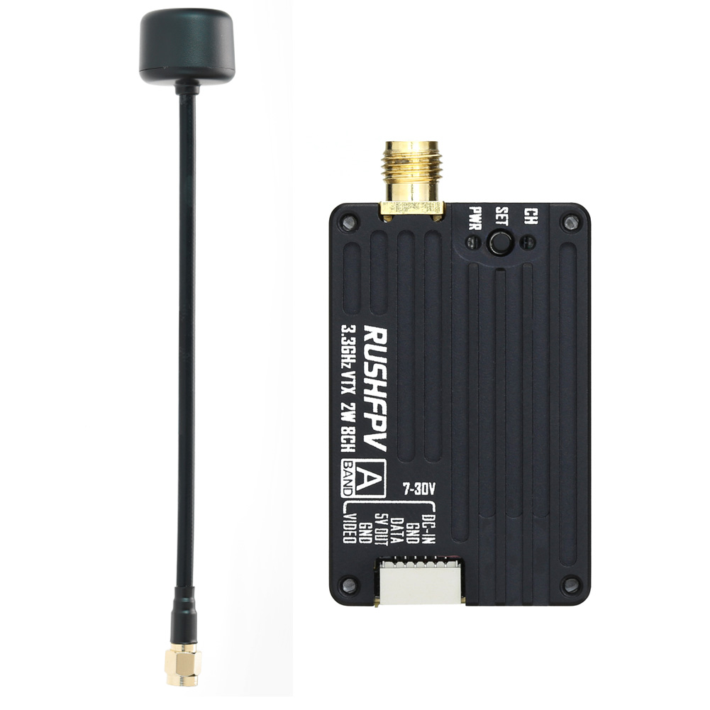 RUSHFPV 3.3G 2W VTX Transmitte - огляд і ціна Receiver Rc Drone