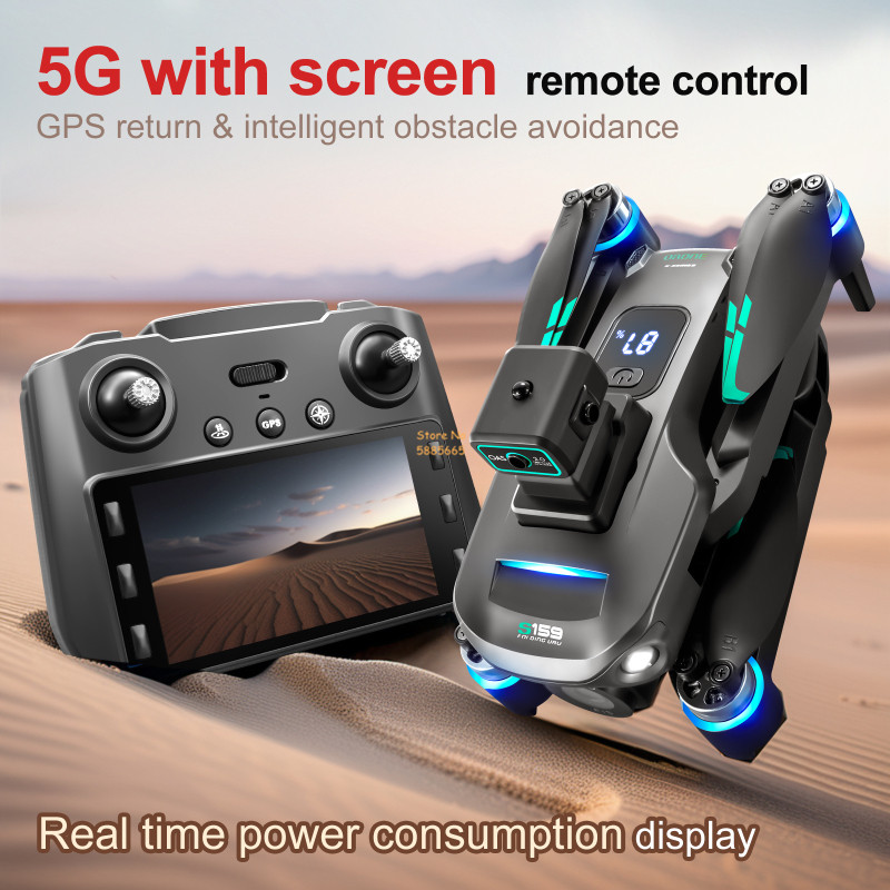 8K Dual Camera 5G WIFI FPV Rem - огляд і ціна Dron Rc Quadcopter
