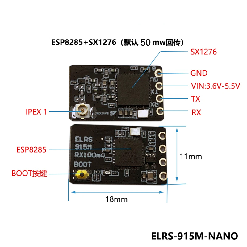 BAYCK ELRS 900MHz 915MHz NANO  - огляд і ціна Drone Rc Holder