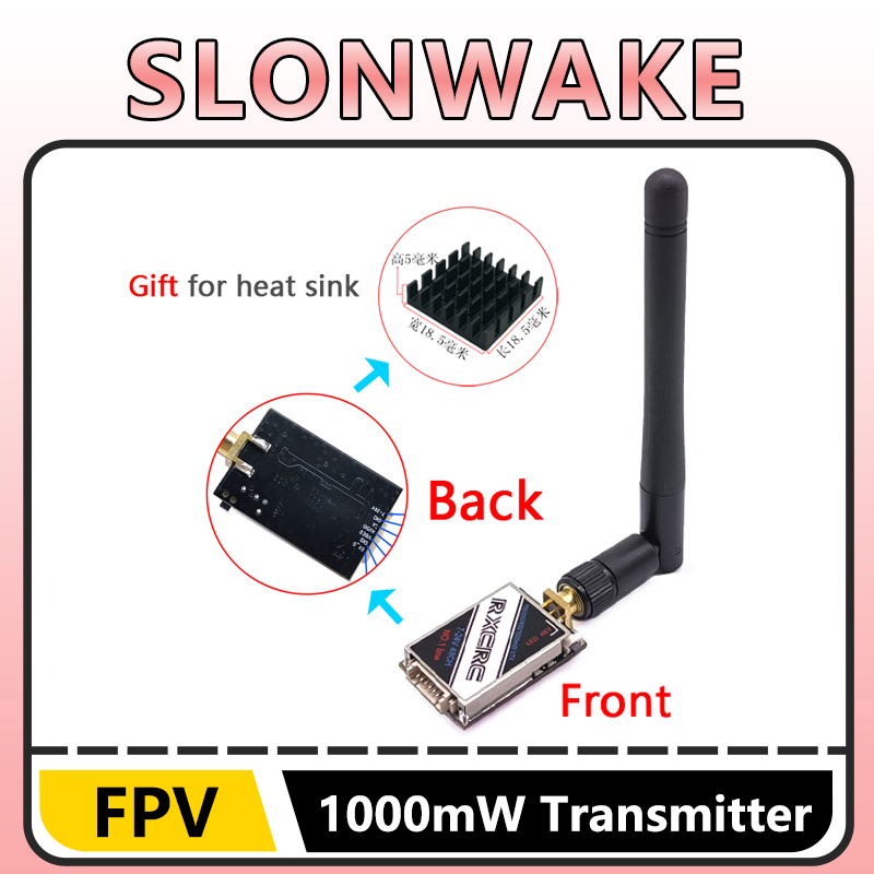 SLONWAKE  5.8G 48CH 1W VTX 100 - огляд і ціна Receiver Rc Drone