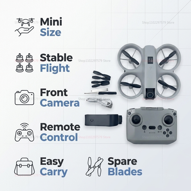 Mini Drone with 8K HD Camera F - огляд і ціна Dron Rc Quadcopter