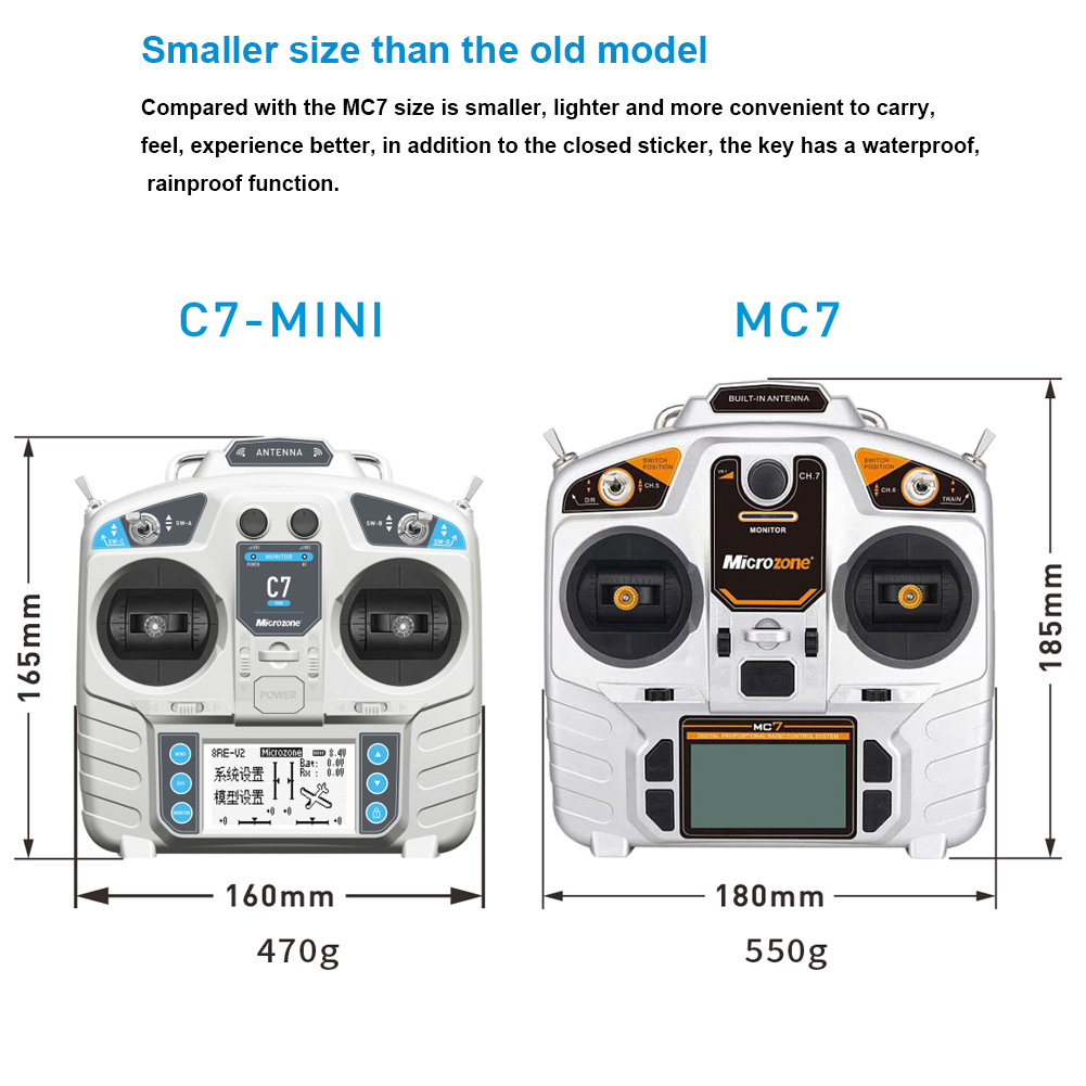 MicroZone MC7 Controller C7 MI - огляд і ціна Drone Rc Aircraft