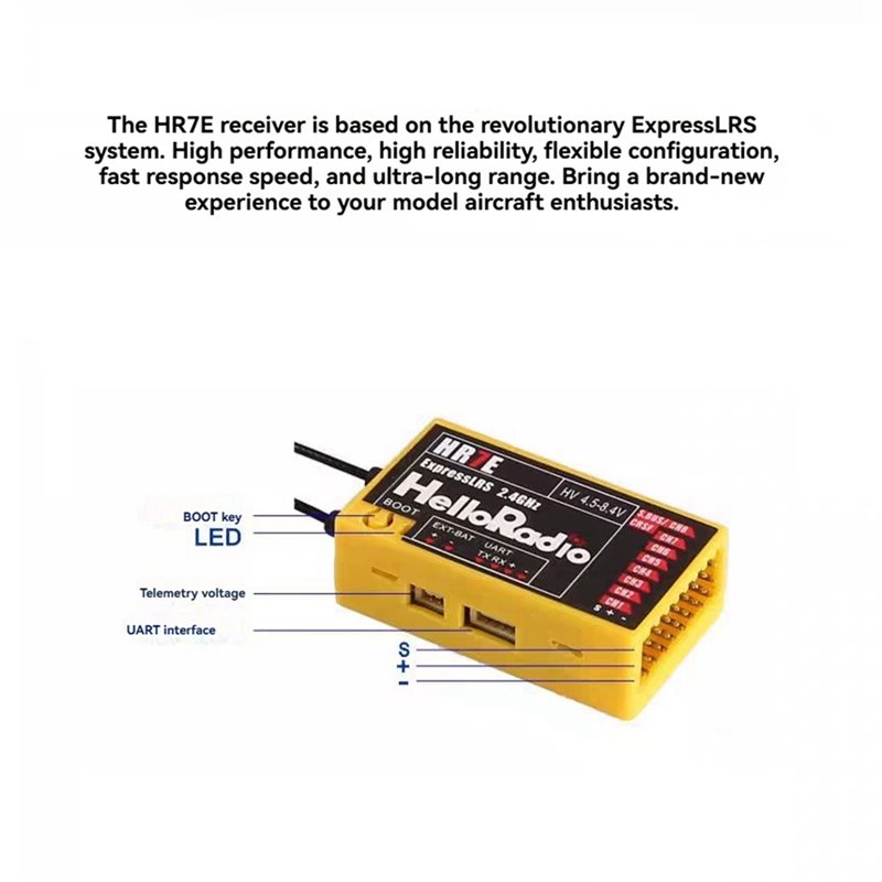 ABUM-HR7E ELRS PWM Receiver 2. - огляд і ціна Receiver Rc Drone
