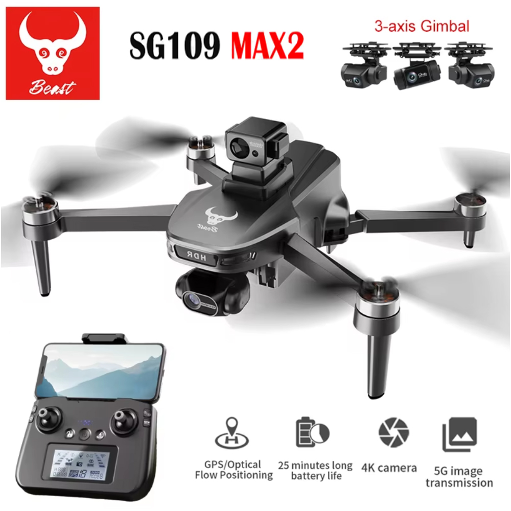 SG109 MAX2 Professional FPV 8K - огляд і ціна Dron Rc Quadcopter