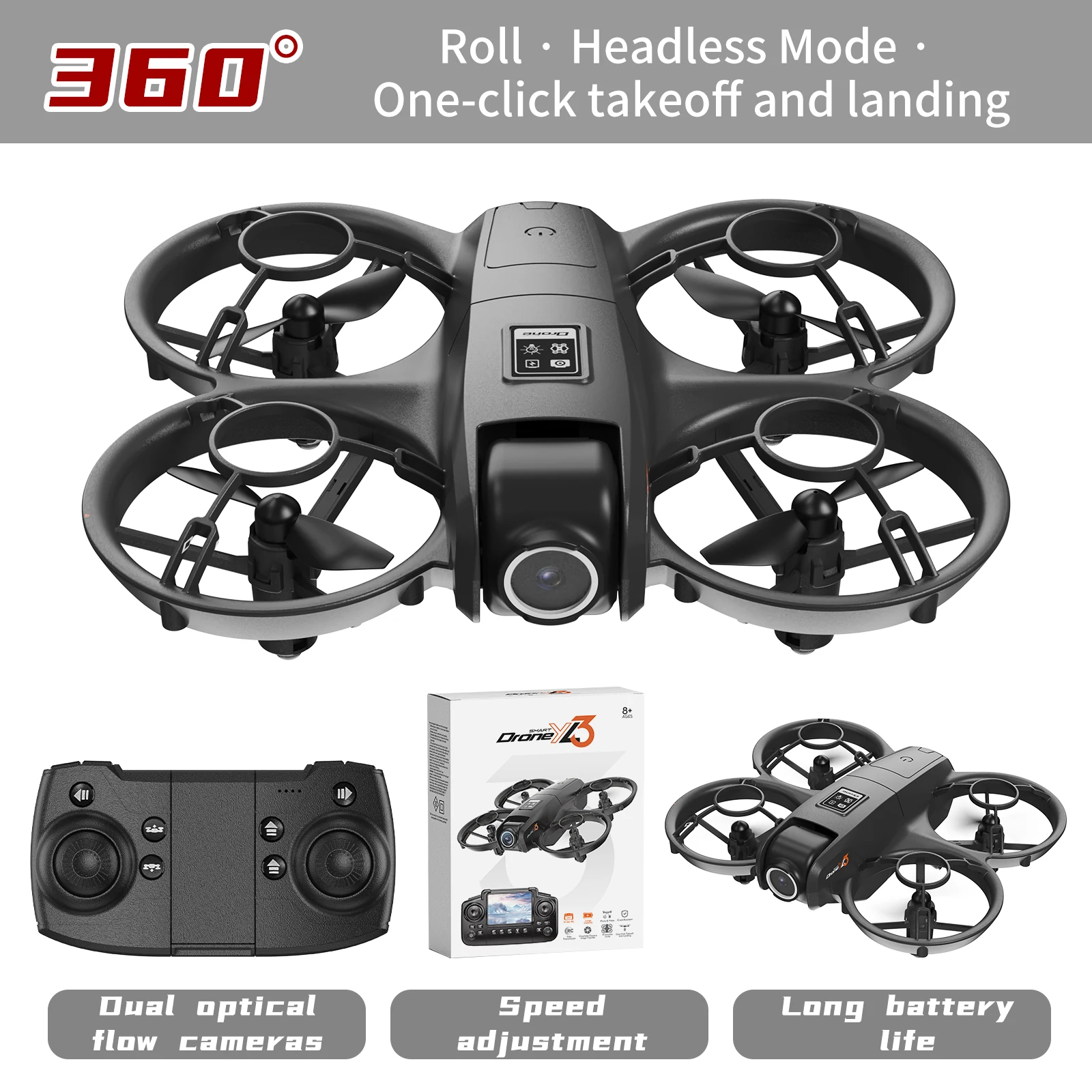 New YL3 RC Drone 8K 1080P Wide - огляд і ціна Dron Rc Quadcopter