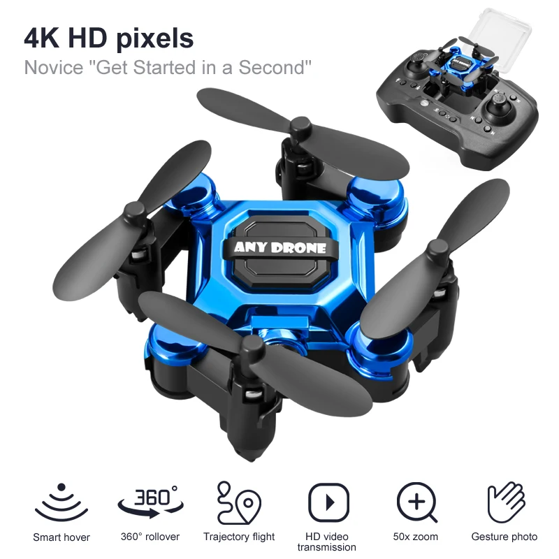 4K Camera HD RC Drone Fold Rem - огляд і ціна Drone Rc Folding