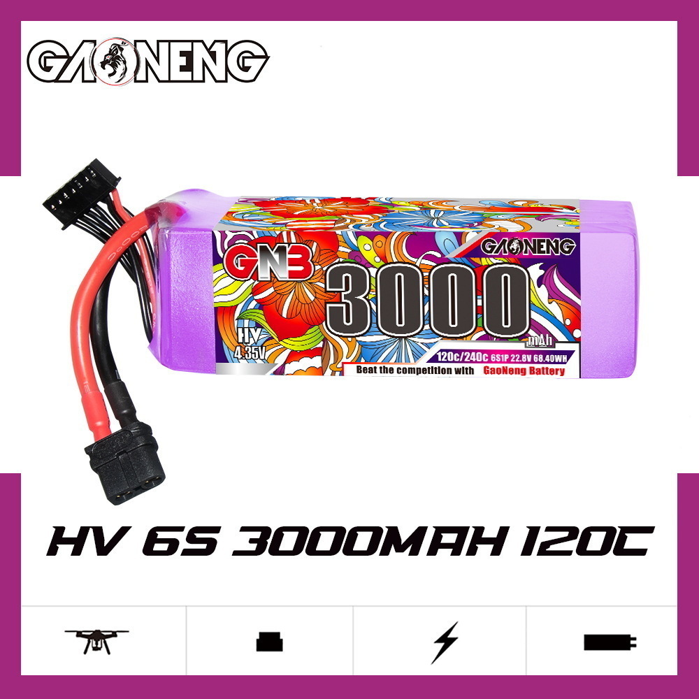 GNB Lipo Battery 6S 22.8V 3000 - огляд і ціна Drone Rc Boat