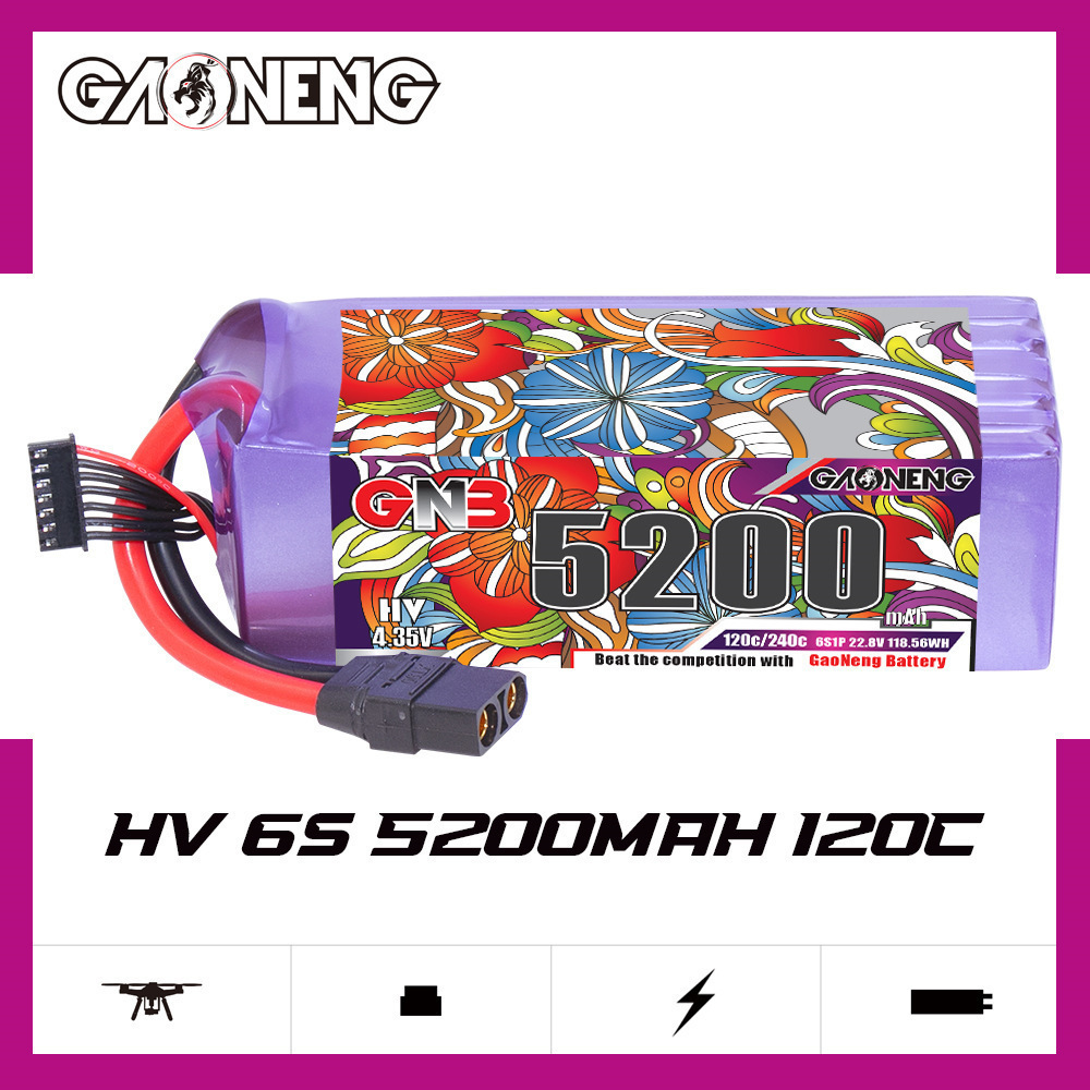 GNB Lipo Battery 6S 22.8V 3000 - огляд і ціна Drone Rc Boat