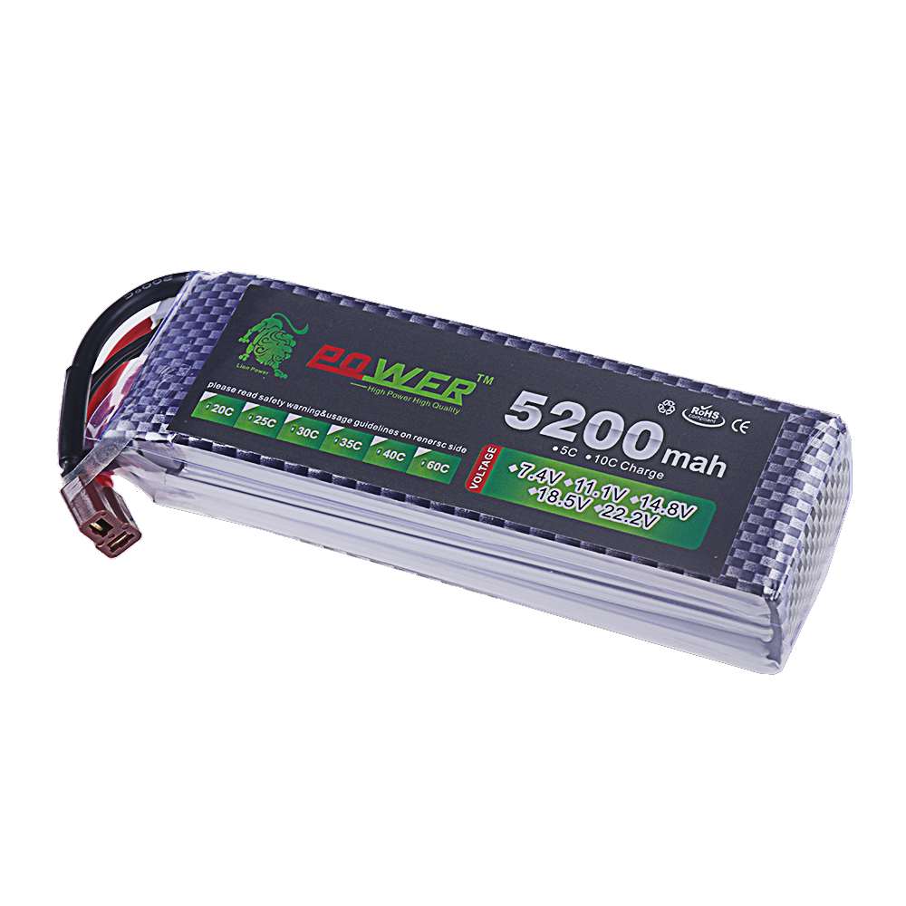 3S Lipo Battery 11.1V 5200mah  - огляд і ціна Drone Rc Boat